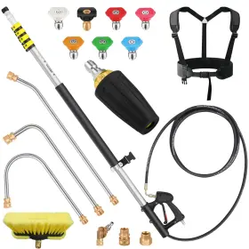 69c5bb5e287859945f1c1d04 Extrafein 24ft Telescoping Pressure Washer Extension Wand Power