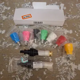 Zs22-2 Ezalor Power Pressure Washer Accessory Nozzles Guards 7-pack Orifice 3.0 With Short Lance