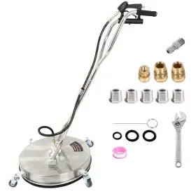 Fahkns 198519111338 24 Inch Surface Cleaner Pressure Washer For Shopping Malls Decks Sidewalks 4000