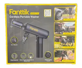 K200-flip Fanttik K200 Flip Cordless Portable Washer 5-in-1 Nozzle Oem New Sealed