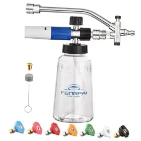 Cannon02 Favstar Foam Cannon For Pressure Washer With Dual Connector Accessory And 7 Sprayer