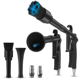 Lb-020 Femiltg High-pressure Car Cleaning Gun Detailing Kit With 2 Nozzles And Adapters