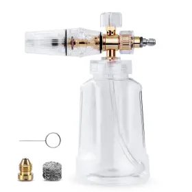 Feng Pai 749877525994 Foam Cannon 1l Car Wash Sprayer Adjustable Nozzle 1/4 Inch Connect 4000 Psi