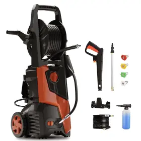 Fengrong 798387406286 Electric Pressure Washer 5000 Psi 3.2 Gpm Power With 20ft Hose 17ft Po