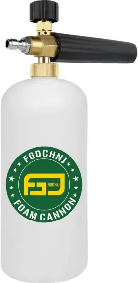Fgdchnj 313034119175 Pressure Washer Foam Cannon With 1/4 Inch Quick Connector 1 Liter Bottle C