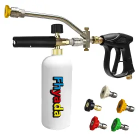 Rc-19 Fhyada Foam Cannon Well Constructed High-pressure Cleaning Dual Connec