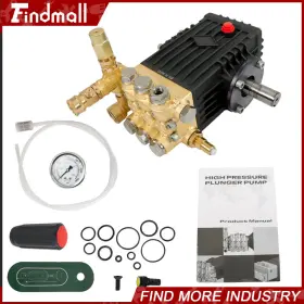 660764 Findmall 4.9gpm Belt Drive Pressure Power Washer Pump 24mm Solid Shaft 3600 Psi #2