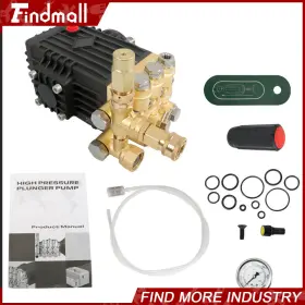660764 Findmall 4.9gpm Belt Drive Pressure Power Washer Pump 24mm Solid Shaft 3600 Psi