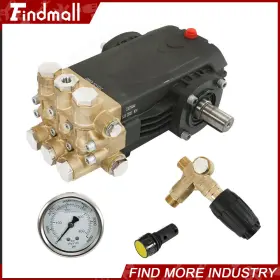 660816 Findmall General Right Shaft 3500 Psi Pressure Washer Pump 4.5 Hp 5.6gpm Belt Drive