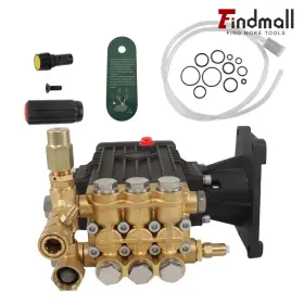 660894 Findmall Pressure Power Washer Pump 4.0 Gpm 1 Inch Hollow Shaft Water 4000/4400 Psi