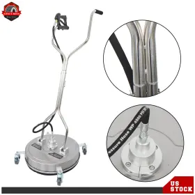 Ber566805 Findmall Quick Connect Pressure Washer Surface Cleaner 6000 Psi 20 In With Handles And Wheels