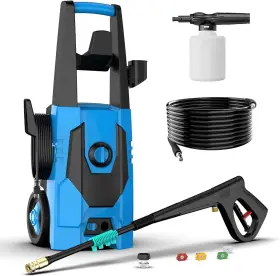 8840 Fiocco 900psi Electric Pressure Washer With 35ft Cord And 4 Nozzles