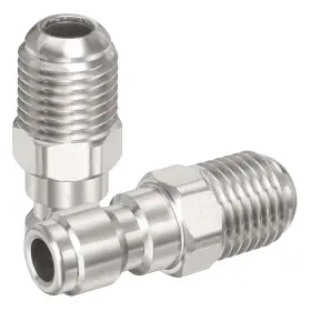 Fipux 693974310789 2 Pcs 1/4 Inch Male To M14 Pressure Washer Adapter Quick Connect Fittings