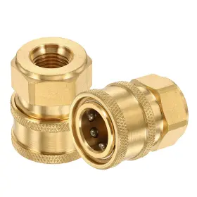 Fipux 693974317429 2 Pcs 3/8 Inch Female To G1/4 Pressure Washer Adapter Quick Connect Fittings Fipux 693974317429 2 Pcs 3/8 Inch Female To G1/4 Pressure Washer Adapter Quick Connect Fittings