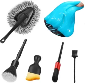 Dst-2309 Fitosy Car Interior Duster Detail Brush Cleaning Kit Soft Dash Vent Dusting