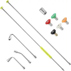 Fixfans 711181369533 Pressure Washer Extension Wand 120 Inch Lance Replacement Stainles