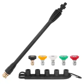 Rp21 Fixfans Pressure Washer Wand Replacement With 5 Spray Nozzles And 1 Tips Holder Comp