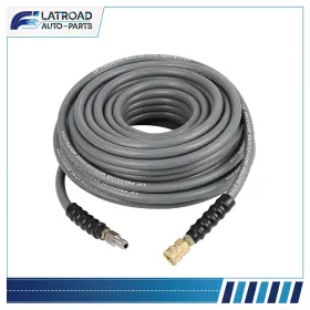 Fl180191at Flatroad 100ft X 3/8 Inch 4800 Psi High Pressure Washer Hose Gray Brand New