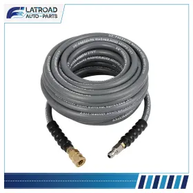 Fl180194at Flatroad Brand New 50ft X 3/8 Inch Non-marking 4800psi High Pressure Washer Hose Gray