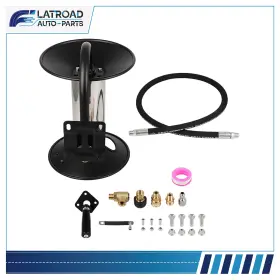 Fl180208at Flatroad 100 Ft Pressure Washer Hose Reel Heavy Duty Steel For Power
