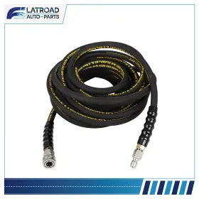 Fl180214at Flatroad 4000 Psi Pressure Washer Hose Hot/cold Water 1/4 Inch Kink Wear With 3/8 Quick