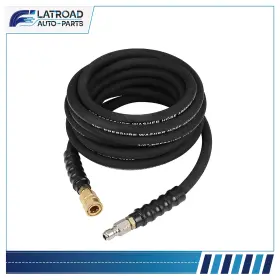 Fl180219at Flatroad 25ft 4800psi Pressure Washer Hose 1/4 Inch Hot/cold Water Replacement Extension