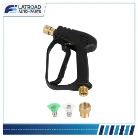 Fl180221at Flatroad Short Pressure Washer Gun With M22-14mm Inlet Stubby High Handle New