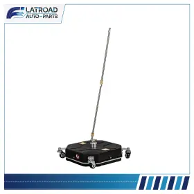 Fl180526at Flatroad 16 Inch Pressure Washer Surface Cleaner With 4 Wheels 2 Extension Wands Black