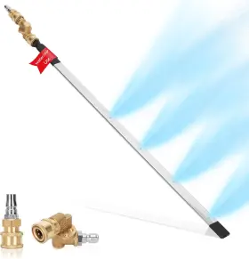24ftftportable Foinwer 445042314358 Radiator Cleaning Wand 4500 Psi Flush And Cleaner Tool Qui