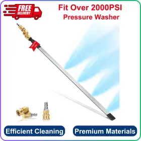9815403 Foinwer 24ftft Radiator Cleaning Wand Car Pressure Washer With 4 Nozzle Tips