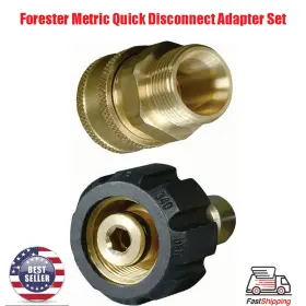 Lalpw123 Forester Metric Quick Disconnect Adapter Set 4000 Psi