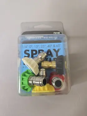75148 Forney Pressure Washer Accessories Spray Nozzle Assortment Set Of 5. 03