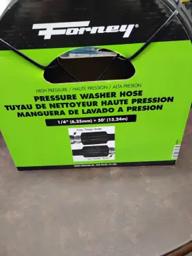 75185 Forney 1/4 Inch X 50 Ft. 3200 Psi Female Pressure Washer Hose Brand New #2