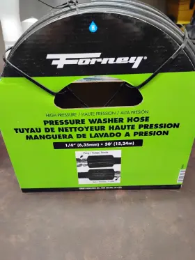 75185 Forney 1/4 Inch X 50 Ft. 3200 Psi Female Pressure Washer Hose Brand New