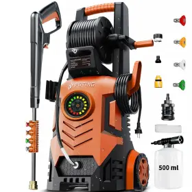 Foting Klc-pro150c-red 2026upgraded Pressure Washer 5000psi Touch Screen 8 - Scratch And Dent