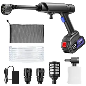 Fk-241104 Foukus Cordless Pressure Washer 1200 Psi 21v Battery Powered 6-in-1