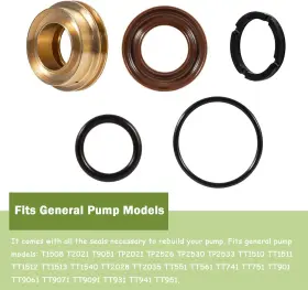 Fxqp01136 Fx-motor Inter Pump Seal Packing Kit 96 With Retainer For Gp Kit96 K96 15mm Tp Tt Series #2