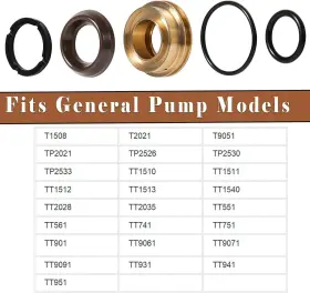 Fxqp01136 Fx-motor Inter Pump Seal Packing Kit 96 With Retainer For Gp Kit96 K96 15mm Tp Tt Series #3
