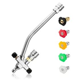 Dualnozzle001 Galeleopard Foam Cannon Dual-connector Accessory Pressure Washer Double Tip Attachment F