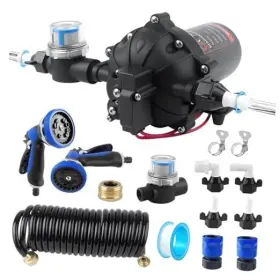 Gckae Cxb-001-gc 12v Dc Washdown Pump Kit With 80 Psi 7.5 Gpm 5-chamber Self Priming Diaphragm