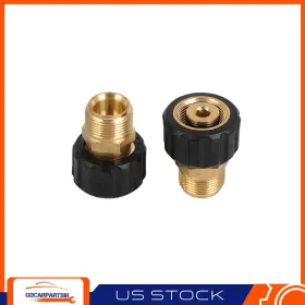 Gd18013ca205d Gdcar-autoparts 1/4 Inch Pressure Washer Gun Hose Connector Adapter Quick Connect With M22-15mm Outlet