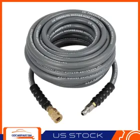Gd18014ca194d Gdcar-autoparts 50ft X 3/8 Inch High Pressure Washer Non-marking 4200psi Power Extension Hose