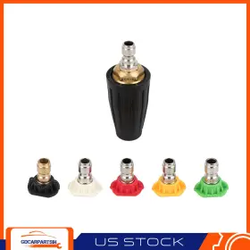 Gd18019ca189d Gdcar-autoparts 1/4 Inch 4.0 Gpm High Pressure Washer Rotating Turbo Nozzle Spray Tip 3000 Psi Black