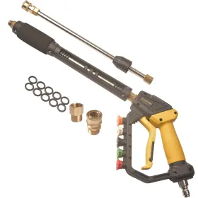 Cq-5000 Gdhxw High Power Washer Gun Adjustable Extension Wand Quick Connection 5 Nozzles