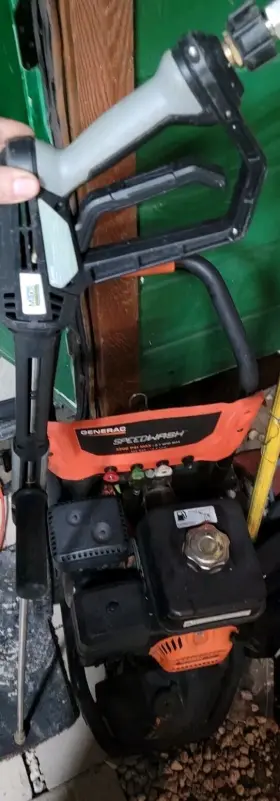 7900 Generac Speedwash 3200 Psi Max 2.7 Gpm 10.2 Lpm #7900 With Wall Hose Mount And