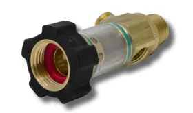 100651 General Pump Inlet Filter 1/2 Inch Npt X 3/4 Gh With 1/4 Ports