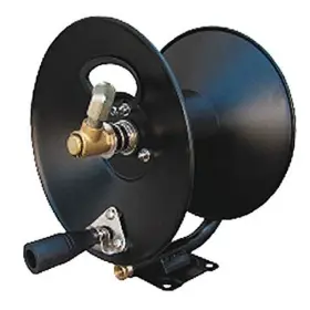 D30002 General Pump 3/8 Inch X 100ft Steel Hose Reel With Swivel Arm And Mounting