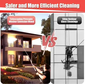 Dcltg24 General Pump Pwaccs 24 Ft Telescoping Pressure Washer Wand Telescopic Spray With Power #2