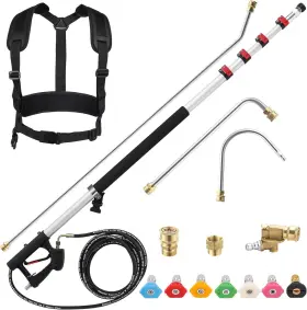Dcltg24 General Pump Pwaccs 24 Ft Telescoping Pressure Washer Wand Telescopic Spray With Power