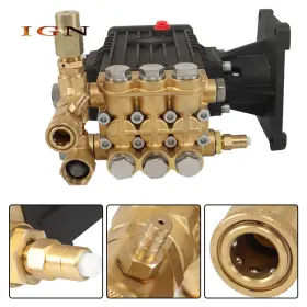Ign2185948 Genrics 4000 Psi 4.0 Gpm Pressure Power Washer Pump 1 Inch Hollow Shaft Water New #3